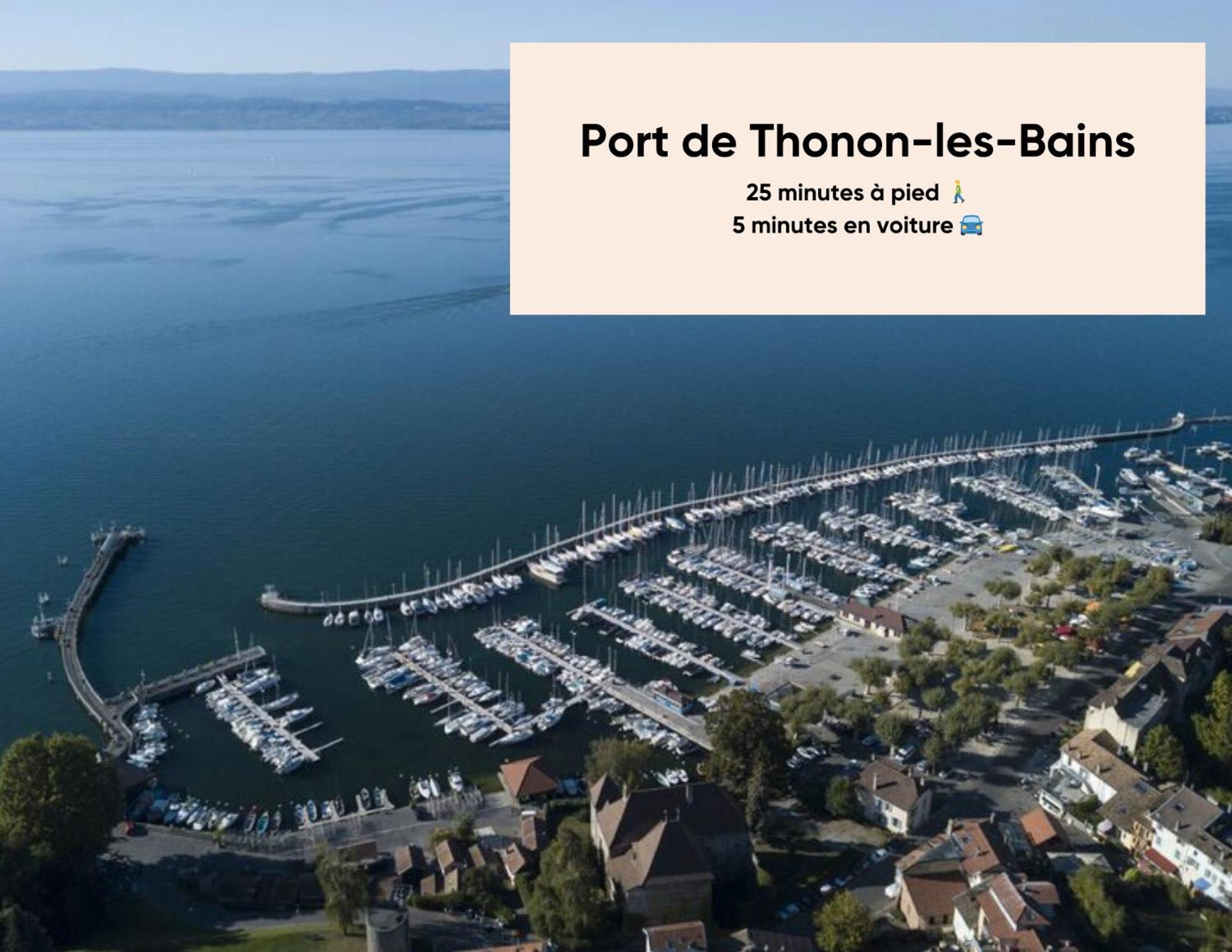 Cosy Et Moderne - Dent D'Oche Thonon-les-Bains Exterior foto